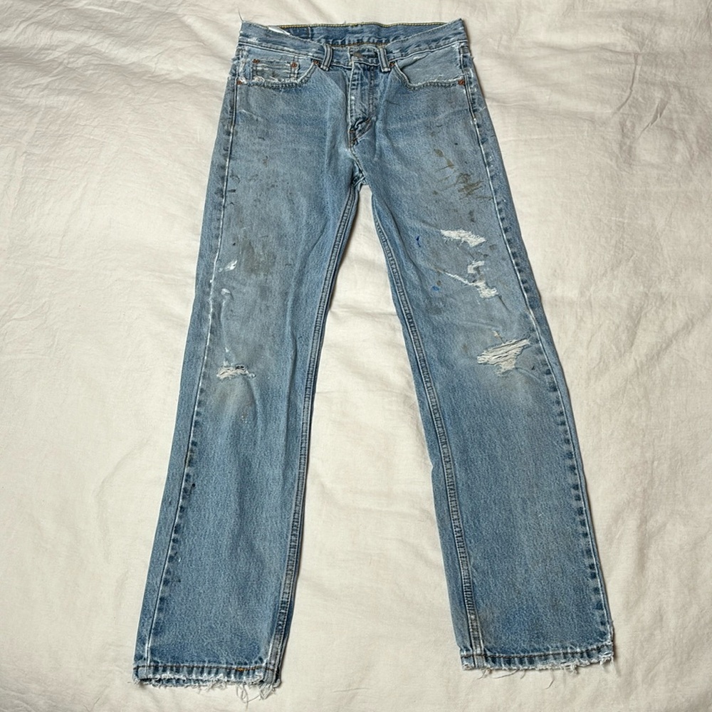 Levi's 505 Blue Women's Jeans - Picture 4 of 10